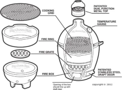 Big Green Egg Large + Integgrated Nest + Handler + Mates + Cover -Groen Egg BBQ Verkoop image 332