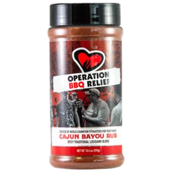 Operation BBQ Relief Cajun Bayou Rub 10.4 Oz